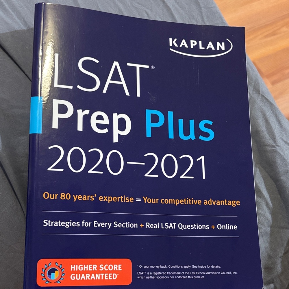 Kaplan LSAT Prep Plus 2020-2021 in Blue and Orange